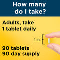 Nature Made Multivitamin For Him 50+ Mens Multivitamins For Daily Nutritional Support Multivitamin For Men 90 Tablets 90 Day Supply