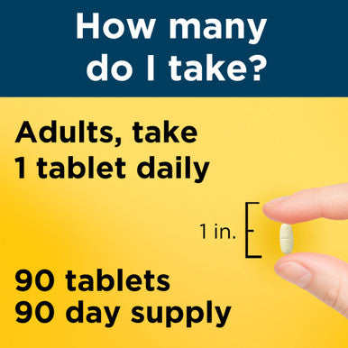 Nature Made Multivitamin For Him 50+ Mens Multivitamins For Daily Nutritional Support Multivitamin For Men 90 Tablets 90 Day Supply