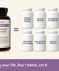 Naturewise Prenatal Whole Food Multivitamin For Women | Folate, Vegetarian Dha, Non-Constipating Iron, Plant-Based Calcium, Lutem