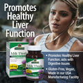 Nature'S Answer Milk Thistle Capsules 60 Count - 80% Silymarin Seed Extract