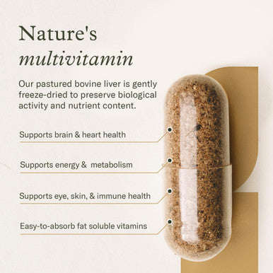 Enviromedica Grass Fed Beef Liver Capsules