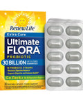 ReLife Adult Probiotic Ultimate Flora Probiotic Extra Care Go Pack Shelf Stable Probiotic Supplement 30 billion 30 Vegetable Capsules Packaging May Vary