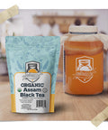 Fermentaholics Usda Organic Loose-Leaf Assam Black Tea - Perfect For Homebrewing Kombucha Hot Tea And Iced Tea - Ou her Premium Taste Aroma And Flavor