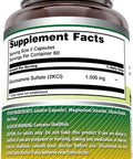 Amazing Nutrition Formulas Glucosamine Sulfate Supplement | 1500 Mg Per Serving | 120 Capsules | Non-GMO | Gluten- | Made in USA