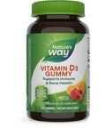 Nature'S Way Vitamin D3 Gummies Supports Immune And Bone Health 2000 Iu (50 Mcg) Per 2-Gummy Serving Vitamin D3 2000Iu Per 2 Gummies Mixed Fruit Flavored 120 Count