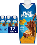 Pure Protein Vanilla Protein Shake, 30g Complete Protein, 12 Ct | Ready to Drink and Keto-Friendly, Vitamins A, C, D, and E plus Zinc to Support Immune Health, 11oz Bottles