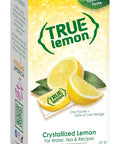 True Citrus TRUE LEMON Original Lemonade Drink Mix No Artificial Sweeteners Low Calorie Water Flavor Packets & Water Enhancer with Stevia 30 Count (Pack of 1)