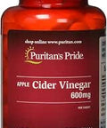 Puritan's Pride Apple Cider Vinegar 600mg, 200 Tablets