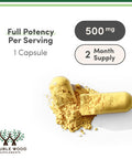 Double Wood Supplements Berberine Supplement High Purity 97% Hcl (Third Party Tested Non Gmo 60 Capsules 500Mg