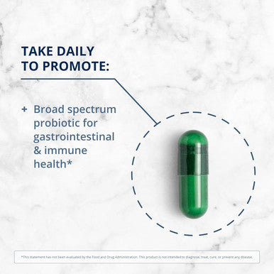 Metagenics UltraFlora Spectrum - Digestive & Immune Health Supplement - Daily Probiotic - Non-GMO & Gluten- - 60 Capsules