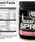 6AM RUN Sprint Pre Workout Powder for Instant Energy Boost for Cardio and Focus No Jitters High Energy Conditioning Formula All Natural Keto Vegan Fruit Punch Full Bottle