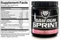 6AM RUN Sprint Pre Workout Powder for Instant Energy Boost for Cardio and Focus No Jitters High Energy Conditioning Formula All Natural Keto Vegan Fruit Punch Full Bottle
