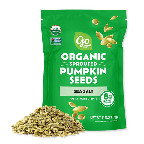 Go Raw Organic Sprouted Mixed Sunflower & Pumpkin Seeds - Sea Salted Snack