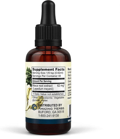 Amazing Herbs Maca Express Liquid Extract, 1 Fluid Ounce