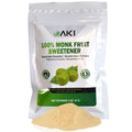 AKI Monk Fruit Sugar Free Sweetener Powder - Brown Raw Powder with Aroma of Sweetness - Ideal for Blended Beverages and May Helps in Weight Loss (2 Oz / 57Gr)