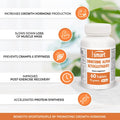 Supersmart Ornithine Alpha Ketoglutarate OKG 10 g Per Day Amino Acids May Improve Muscle Mass NonGMO 60 Tablets