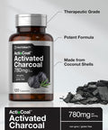 Horbaach Charcoal Pills 120 Capsules 780Mg