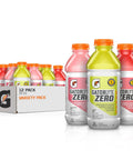 Gatorlyte Zero Sugar Rapid Rehydration Electrolyte Drink, Fruit Punch, 20 fl oz Bottles (12 Pack), Specialized Blend of 5 Electrolytes, Zero Sugar, 15 Calories, No Artificial Sweeteners, No Artificial Flavors, Gatorade, Hydration