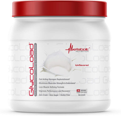 Metabolic Nutrition Glycoload 100% Micronized Cyclic Cluster Dextrin Carbohydrate Powder Muscle Glycogen Loading Carbohydrate Pre Intra Post Workout Supplement 600 gm 30 servings