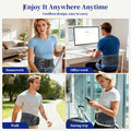 Hongjing Red Light Massage Decompression Belt For Instant Lower Back Pain Relief Pump Up Lumbar Support Brace Inflatable Back Reliever With Electric Pump One Sizes Fits 29-49 Waist