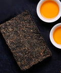 Fullchea - / Fucha Tea Brick - Dark Tea Loose Leaf - Golden Flower Tea - Heicha From Hunan Anhua - Aids Digestion - 11.21oz / 318g