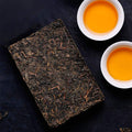 Fullchea - / Fucha Tea Brick - Dark Tea Loose Leaf - Golden Flower Tea - Heicha From Hunan Anhua - Aids Digestion - 11.21oz / 318g