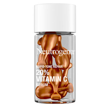 Neutrogena Rapid Tone Repair 20% Vitamin C Face Serum Capsules Daily Facial Serum with Vitamin C to Help Brighten Skin Tone & Reduce Look of Dark Spots 7 ct