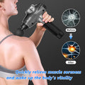 Toloco Massage Gun, Muscle Massage Gun Deep Tissue, Percussion Massage Gun With 12 Replacement Heads, Super Quiet Portable Electric Massager For Athletes, Treatment, Relax, Carbon