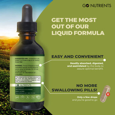 Go Nutrients Thyroid Support Comprehensive Natural Thyroid Supplement