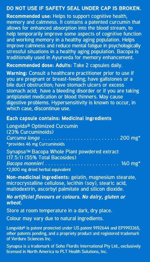 Swiss Natural aHead Cognitive Support and Memory - An unique formulation with all herbal ingredients