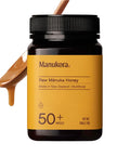 Manukora Raw Manuka Honey MGO 50+, New Zealand Honey, Non-GMO, 3rd-Party Tested, Glyphosate Residue Free Certified, 2000+ Natural Compounds, Traceable from Hive-to-Hand, Daily Wellness Support Ã¢â‚¬â€œ 500g