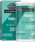 Garden of Life Dr Formulated Calm Daily 3-In-1 Complete Probiotics Prebiotics & Postbiotics With Ashwagandha - Pre + Pro + Postbiotic Supplement For Immune Digestive & Mood Support - 30 Day Supply
