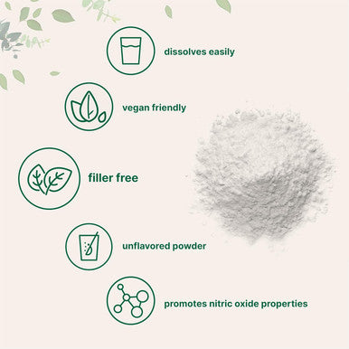 Micro Ingredients Pure L Citrulline Malate 2:1 Powder 500 Grams Filler Vegan Citrulline Supplement and Citrulline Nitrate Supports Muscle Performance Endurance and Strength Unflavored Dissolve Easily