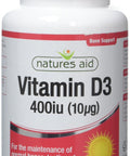 Natures Aid Vitamin D 10ug - Pack of 90 Tablets