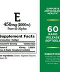 Nature s Bounty Vitamin E 1000 Iu Softgels 1 Pack 60 Softgels