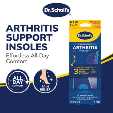 Dr. Scholl's Arthritis Support Insoles, Women, 1 Pair - Size 6-10