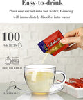 ILHWA Korean Ginseng Roots Extract Tea 100pcs 6 Years Ginseng Granulated. High Ginsenoside Rg1Rb1Rg3