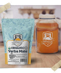 Fermentaholics Usda Organic Loose-Leaf Yerba Mate Tea - Perfect For Homebrewing Kombucha Hot Tea And Iced Tea - Ou her Premium Taste Aroma And Flavor