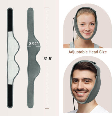 Comfytemp Face Heating Pad For Tmj Relief, Fsa Hsa Eligible Heated Face Mask With 3 Heat And Time Settings, Usb Electric Wearable Heating Pad For Face Jaw Chin Wisdom Teeth, Oral And Facial Surgery