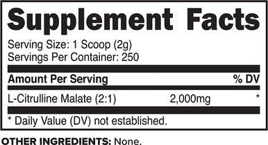 PrimaForce LCitrulline Malate Powder Unflavored Pre Workout Supplement 500 grams Energy Support Aids Recovery Enhances Strength Performance Vegan NonGMO