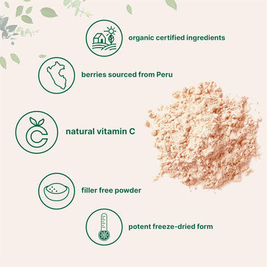 Micro Ingredients Organic Camu Camu Powder 12 oz | High Natural Vitamin C Level | Fresh ze-Dried Berries Source | No GMOs Vegan Friendly