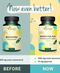 Trans Resveratrol 500mg VegaveroÃƒâ€šÃ‚Â® | with Vitamin B3 (Nicotinamide) | from Japanese Knotweed Extract | Without Additives | 60 Vegan Capsules