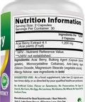 Best Naturals Acai Berry 600 mg 60 Capsules
