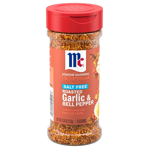 McCormick Salt Free Roasted Garlic & Bell Pepper Seasoning, 4.34 oz