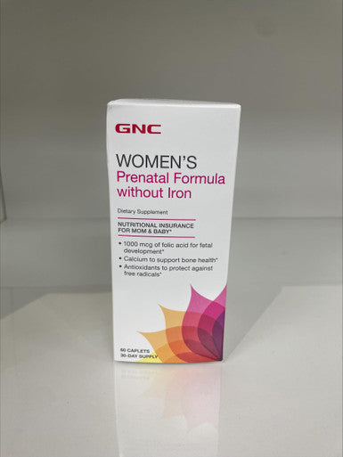 Gnc Women S Prenatal Multivitamin Formula 60 Caplets