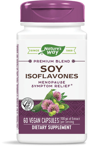 Nature's Way Soy Isoflavones 100 mg of Extract per serving 60 Capsules
