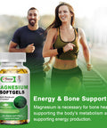 Alliwise Magnesium Glycinate 500Mg Supplemnt, High Absorption Dietary Supplement For Muscle, Heart, Nerve And Bone Support, Gluten Free, Non Gmo, 120 Capsules, 60 Day Supply