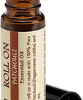 Patchouli Pre-Diluted Essential Oil Blend Roll-On 10ml 100% Pure. Undiluted Essential Oil Therapeutic Grade Amber Glass Bottle with Convenient and ready-to-use roll-on applicator
