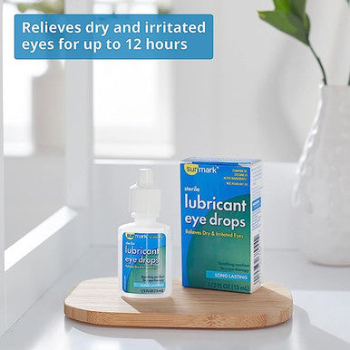 Sunmark Sterile Lubricating Tears Eye Drops 0.5 Oz By Sunmark