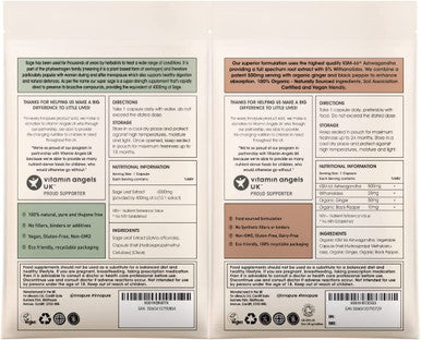 INNOPURE Super Sage + Ashwagandha KSM-66Ãƒâ€šÃ‚Â® - The Perfect Pair for The Natural Relief of Perimenopause and Menopause Symptoms - Menopause Supplements Duo Pack (2 Month Supply)
